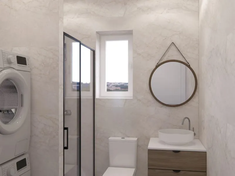 OBRA NUEVA! BUNGALOW EN PLANTA ALTA CON SOLARIUM PRIVADO DE 63 M2. 3 DORM. 2 BAÑOS. SUPERFICIE 71 M2.