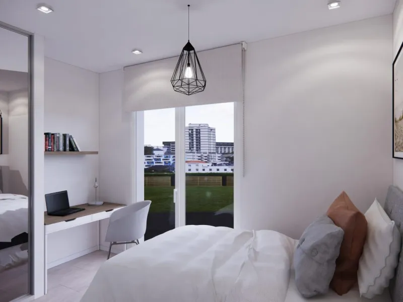 OBRA NUEVA! BUNGALOW EN PLANTA ALTA CON SOLARIUM PRIVADO DE 63 M2. 3 DORM. 2 BAÑOS. SUPERFICIE 71 M2.