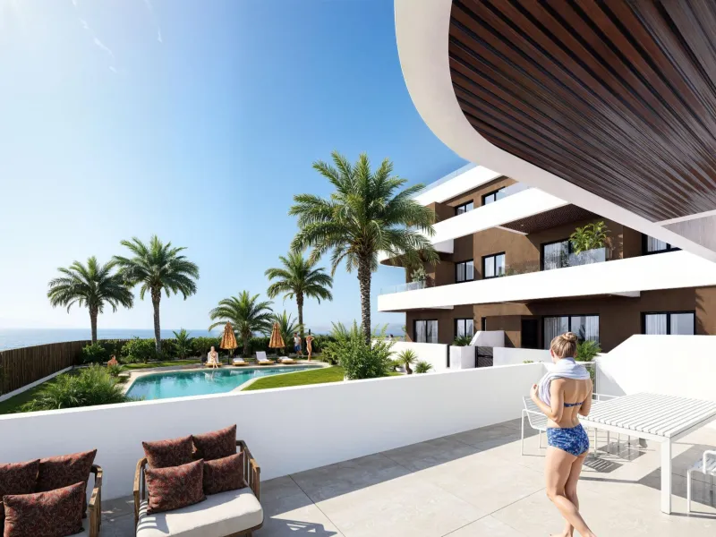 OBRA NUEVA EN GUARDAMAR DEL SEGURA! APARTAMENTO DE 2 DORM. 2 BAÑOS. TERRAZA DE 13 M2. GARAJE INCLUIDO. PISCINA.
