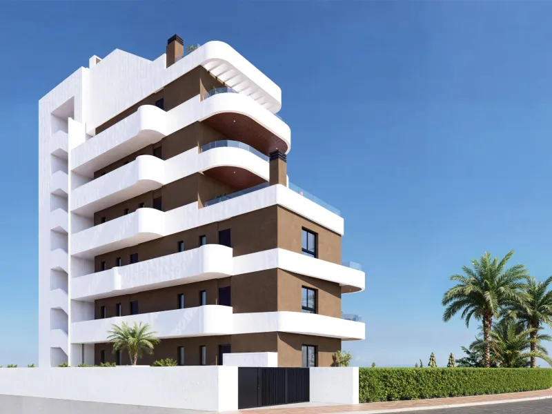 OBRA NUEVA EN GUARDAMAR DEL SEGURA! APARTAMENTO DE 2 DORM. 2 BAÑOS. TERRAZA DE 13 M2. GARAJE INCLUIDO. PISCINA.