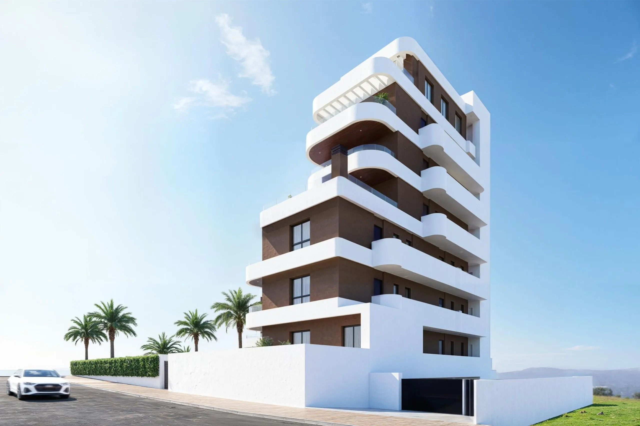 OBRA NUEVA EN GUARDAMAR DEL SEGURA! APARTAMENTO DE 2 DORM. 2 BAÑOS. TERRAZA DE 13 M2. GARAJE INCLUIDO. PISCINA.