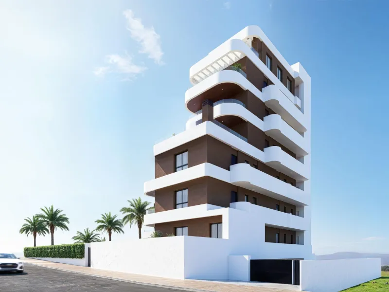 OBRA NUEVA EN GUARDAMAR DEL SEGURA! APARTAMENTO DE 2 DORM. 2 BAÑOS. TERRAZA DE 13 M2. GARAJE INCLUIDO. PISCINA.
