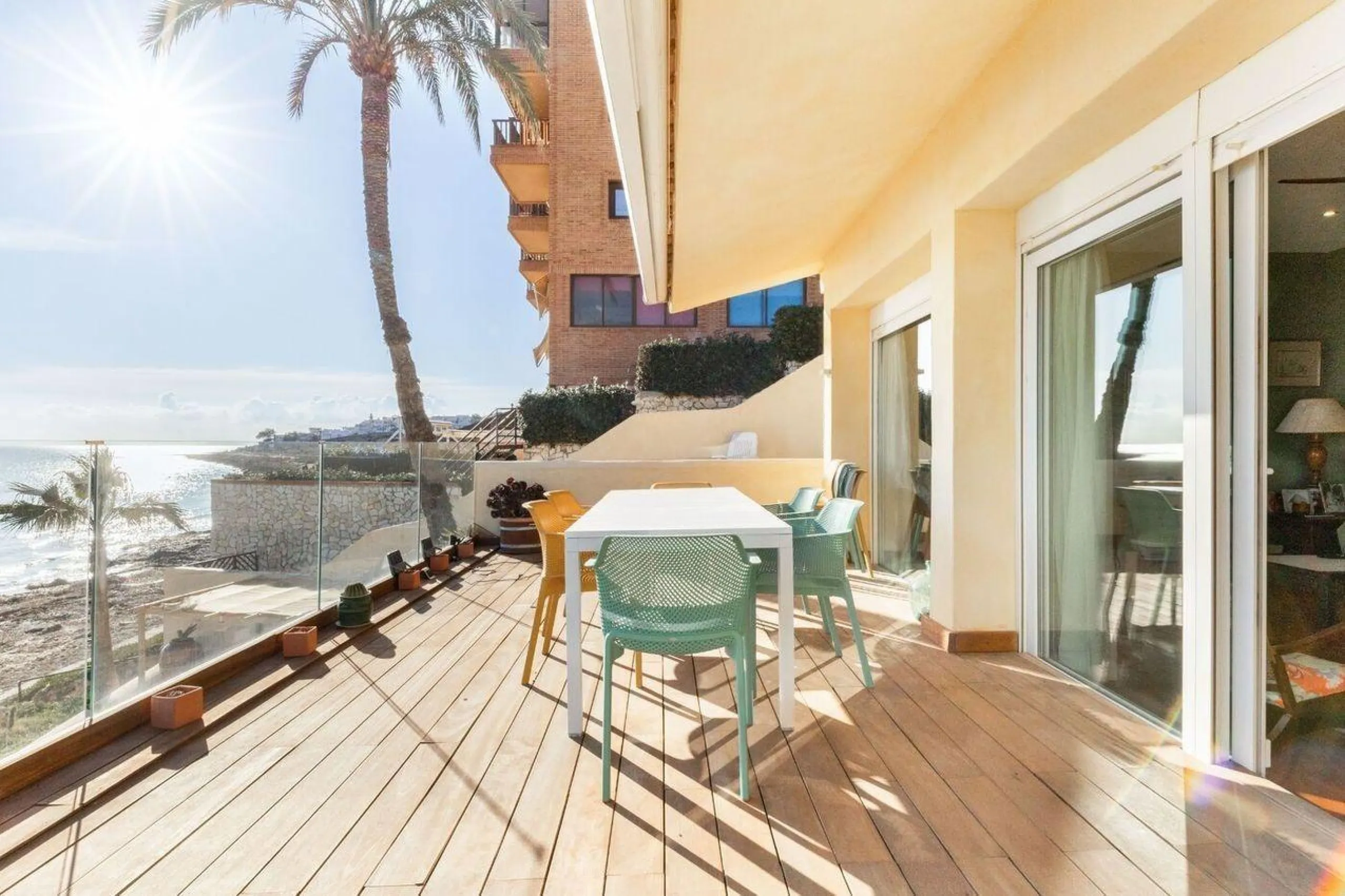 Beachfront Villa with Direct Cove Access in Cabo de las Huertas, Alicante