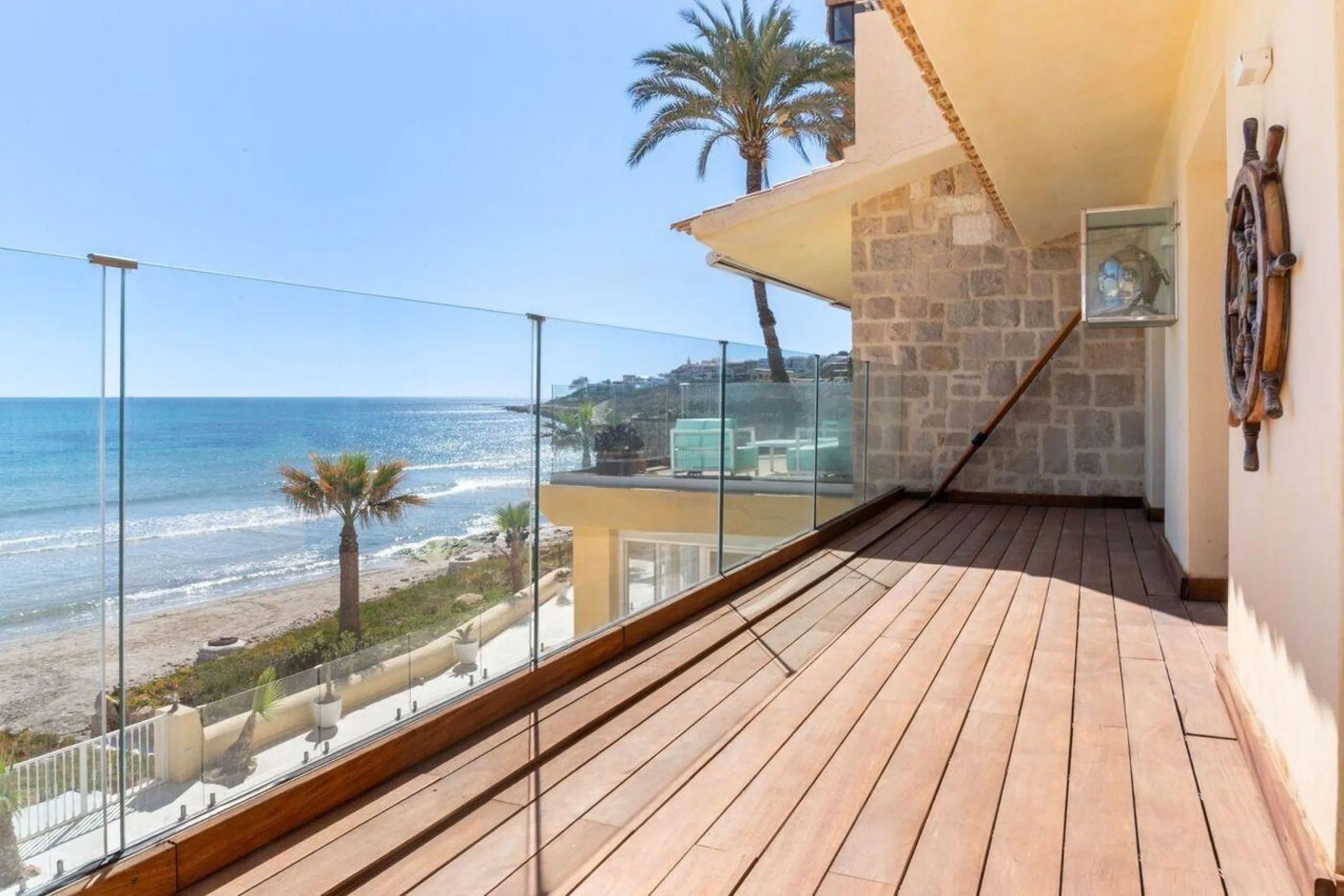 Beachfront Villa with Direct Cove Access in Cabo de las Huertas, Alicante