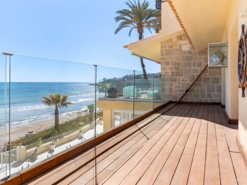 Beachfront Villa with Direct Cove Access in Cabo de las Huertas, Alicante