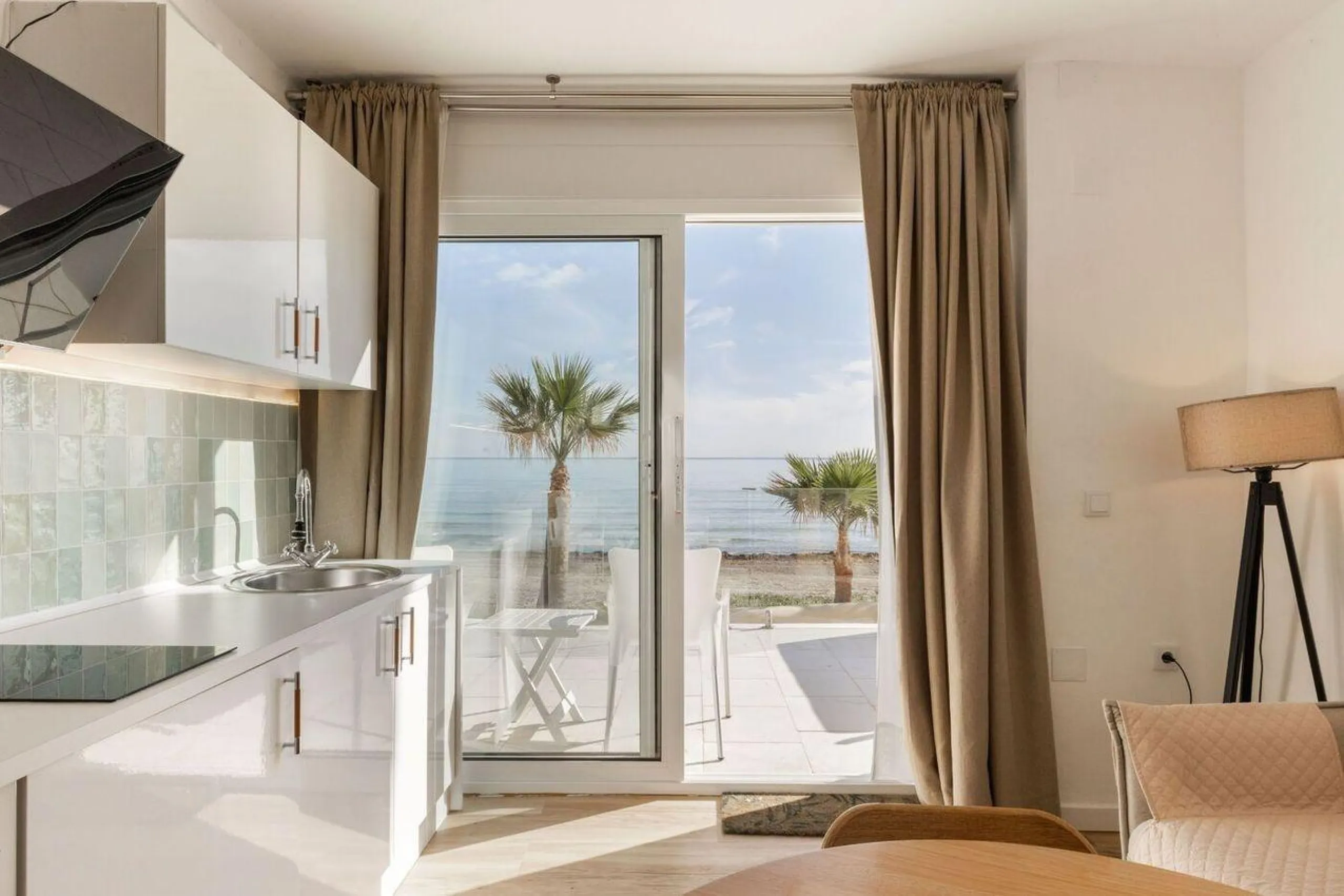 Beachfront Villa with Direct Cove Access in Cabo de las Huertas, Alicante