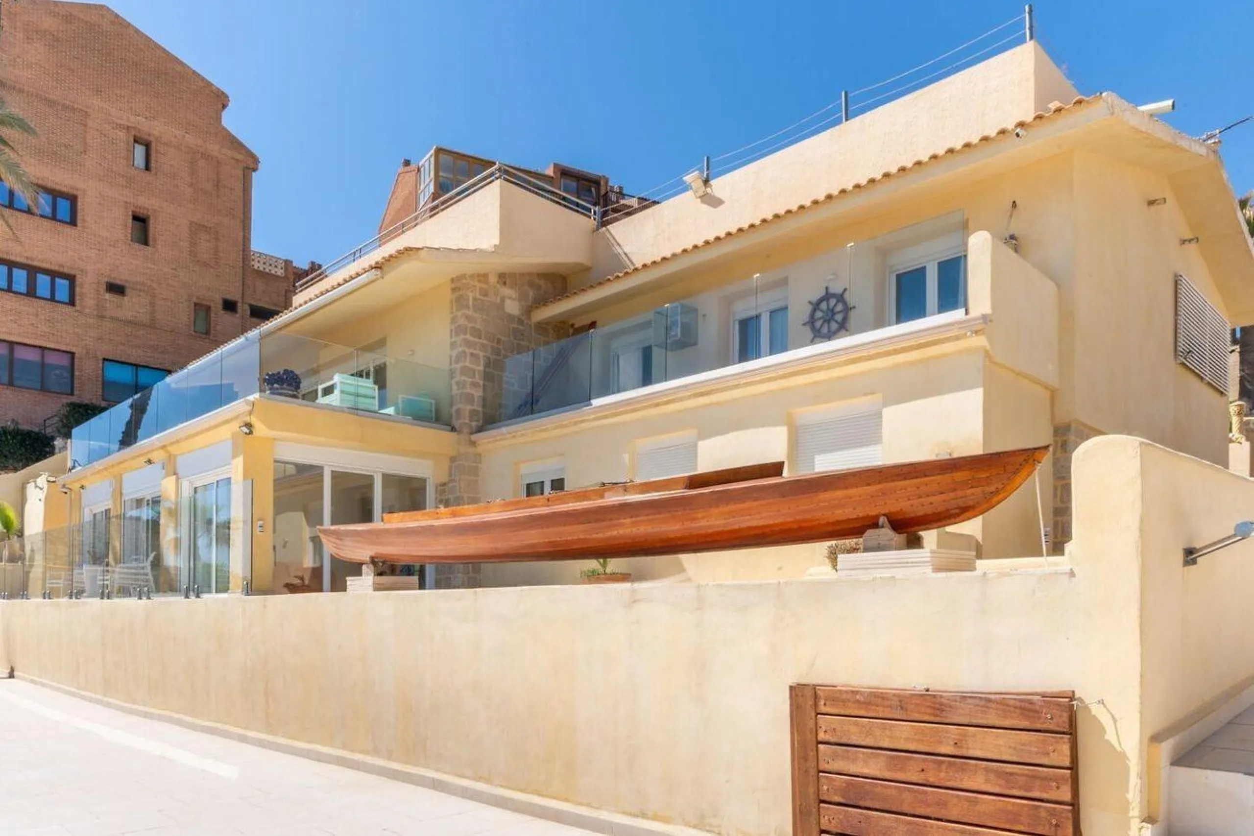 Beachfront Villa with Direct Cove Access in Cabo de las Huertas, Alicante