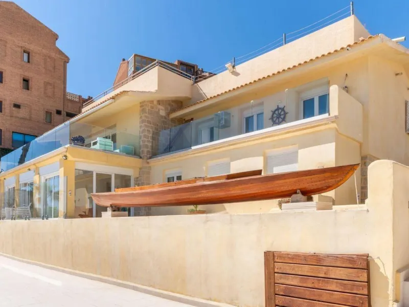 Beachfront Villa with Direct Cove Access in Cabo de las Huertas, Alicante