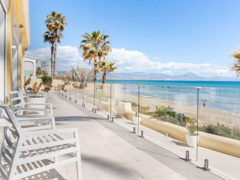 Beachfront Villa with Direct Cove Access in Cabo de las Huertas, Alicante