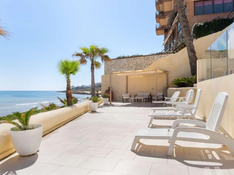 Beachfront Villa with Direct Cove Access in Cabo de las Huertas, Alicante