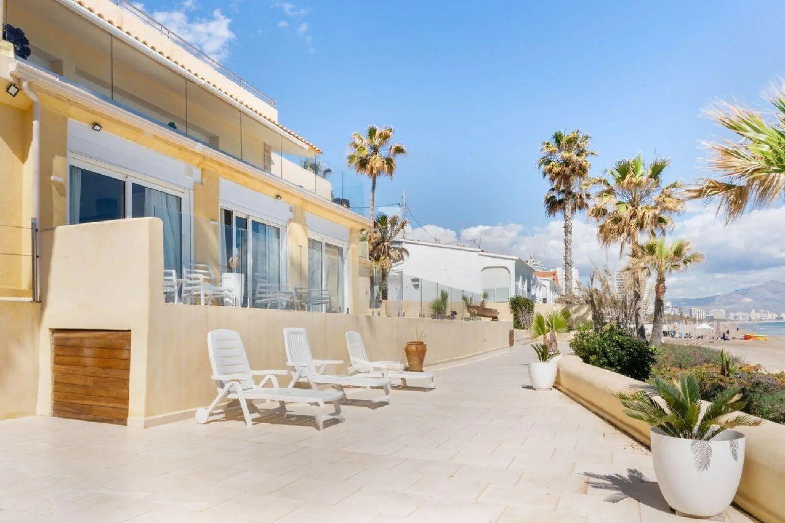 Beachfront Villa with Direct Cove Access in Cabo de las Huertas, Alicante