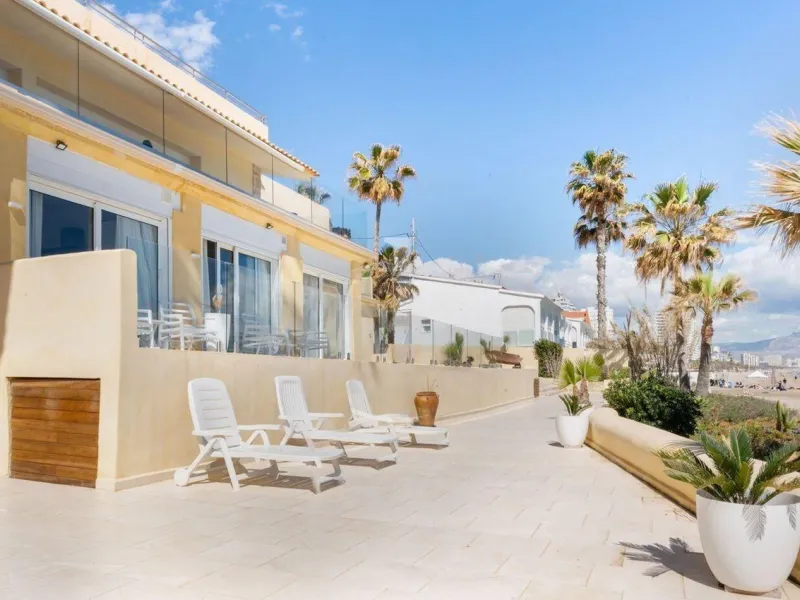 Beachfront Villa with Direct Cove Access in Cabo de las Huertas, Alicante