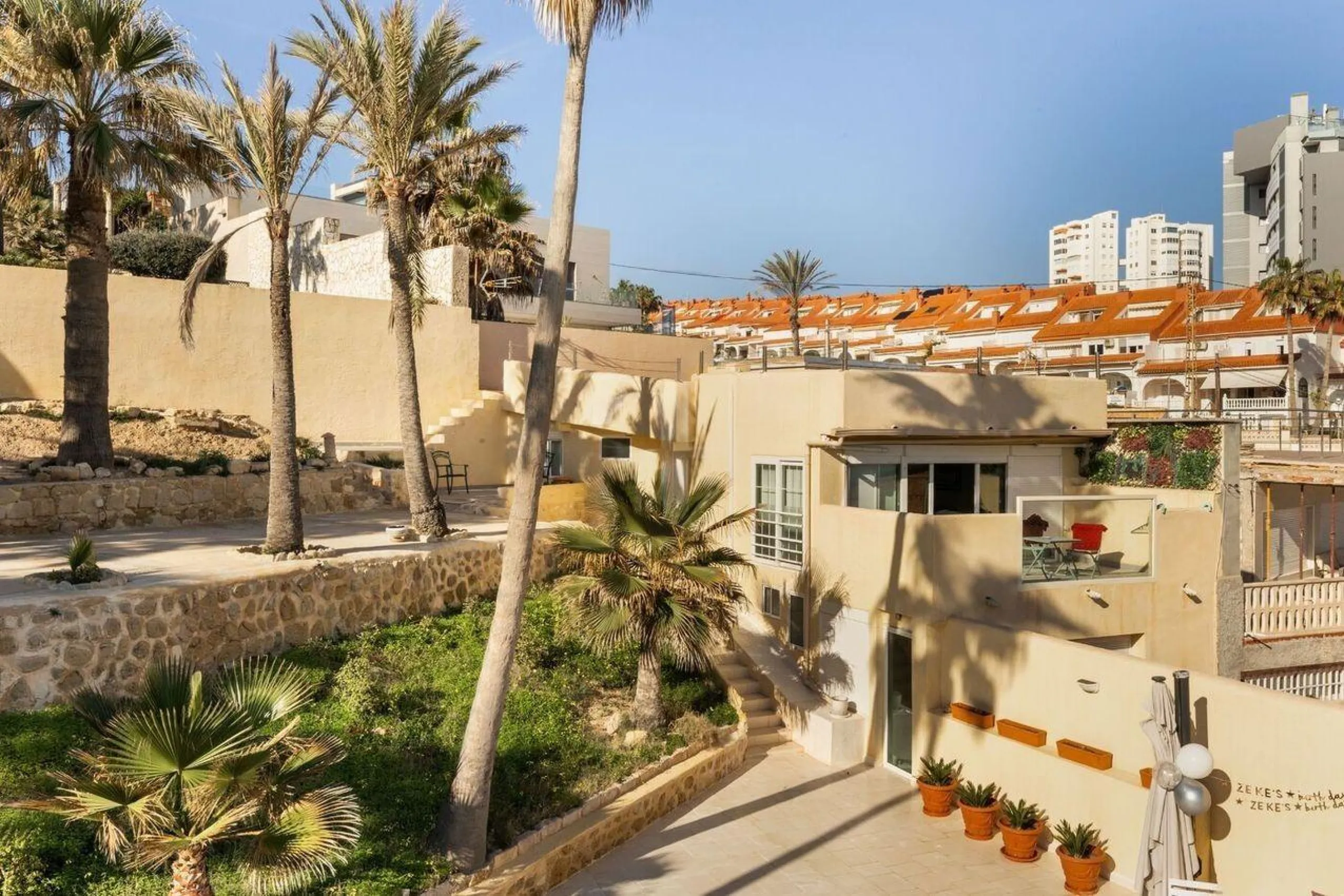 Beachfront Villa with Direct Cove Access in Cabo de las Huertas, Alicante
