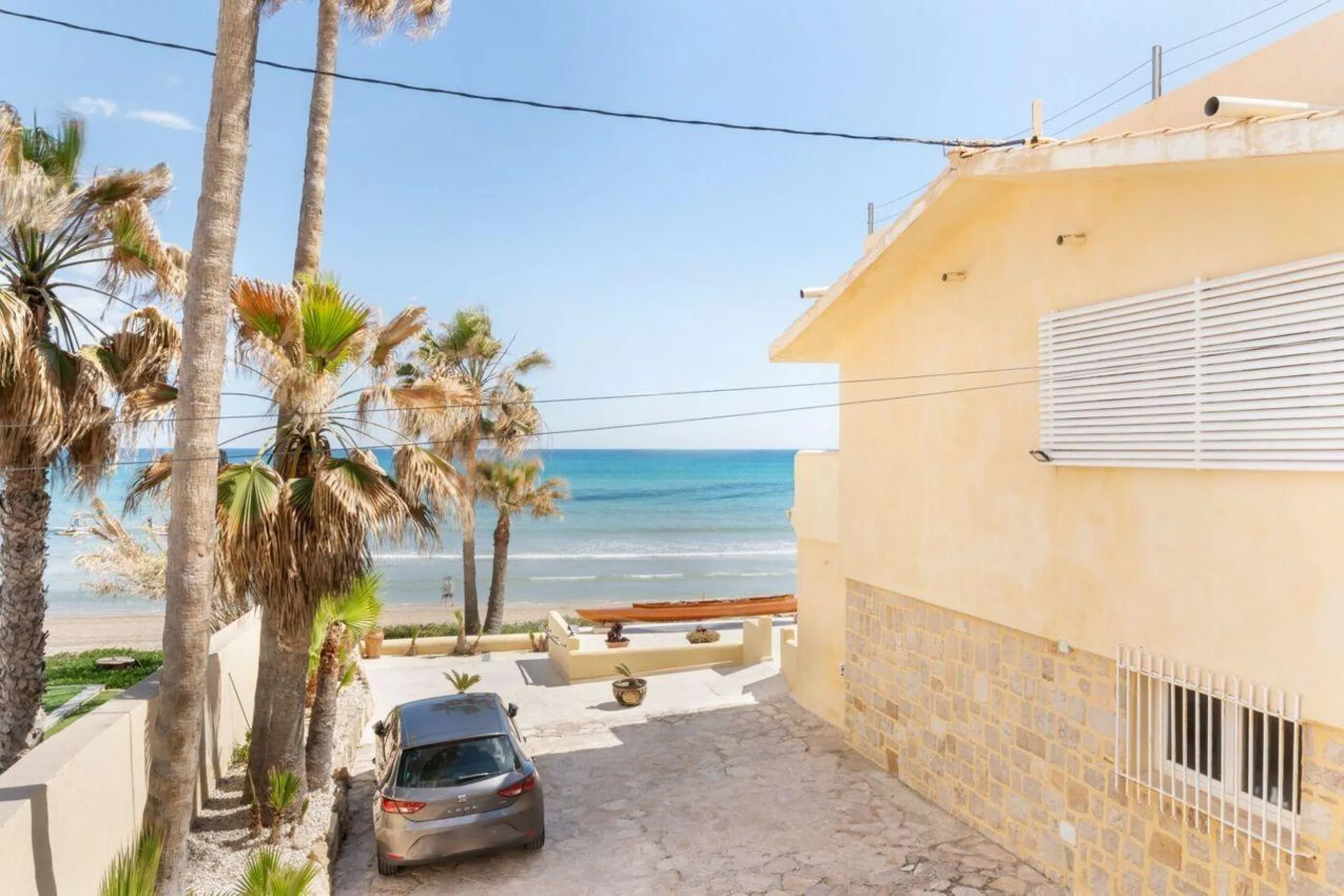 Beachfront Villa with Direct Cove Access in Cabo de las Huertas, Alicante