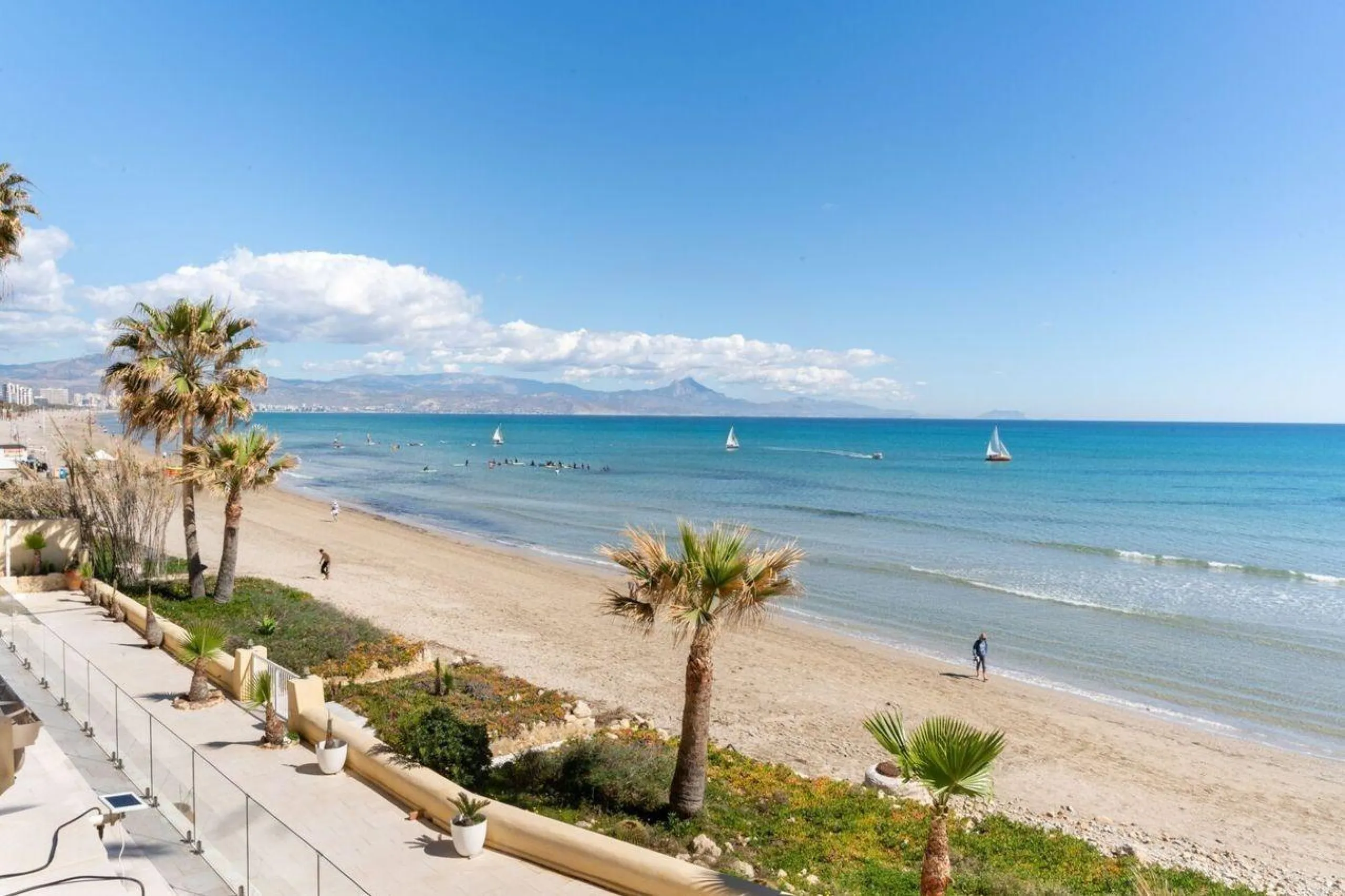 Beachfront Villa with Direct Cove Access in Cabo de las Huertas, Alicante