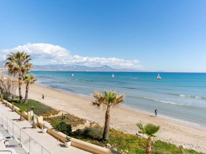 Beachfront Villa with Direct Cove Access in Cabo de las Huertas, Alicante