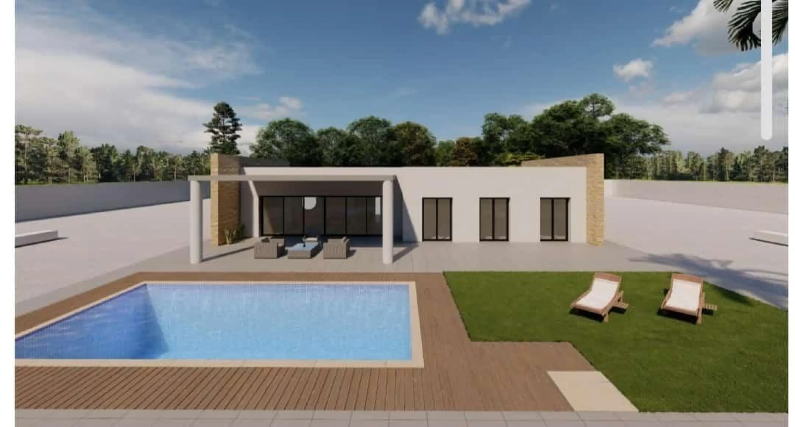 Amplia Villa Unifamiliar Independiente OBRA NUEVA con Piscina en Entorno Natural. Proyecto de 4 Villas ampliable.