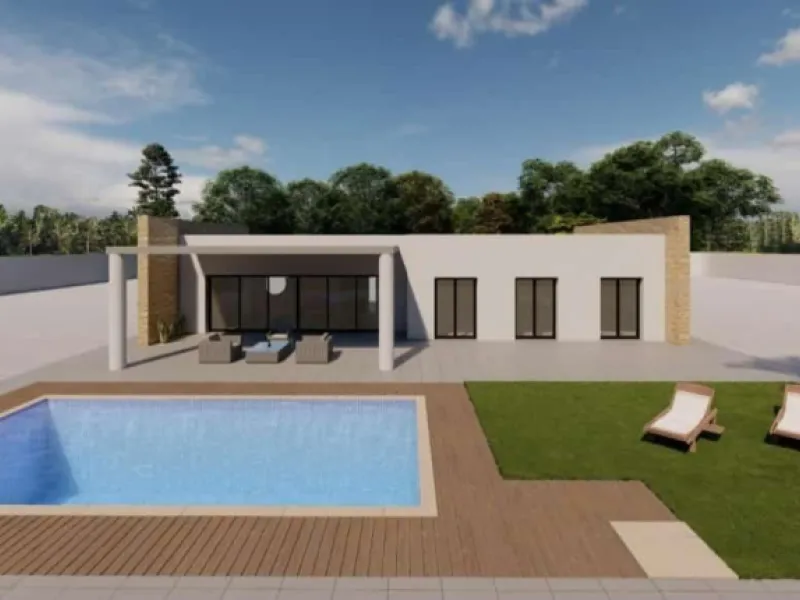 Amplia Villa Unifamiliar Independiente OBRA NUEVA con Piscina en Entorno Natural. Proyecto de 4 Villas ampliable.