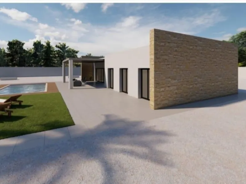 Amplia Villa Unifamiliar Independiente OBRA NUEVA con Piscina en Entorno Natural. Proyecto de 4 Villas ampliable.