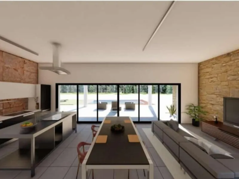 Amplia Villa Unifamiliar Independiente OBRA NUEVA con Piscina en Entorno Natural. Proyecto de 4 Villas ampliable.