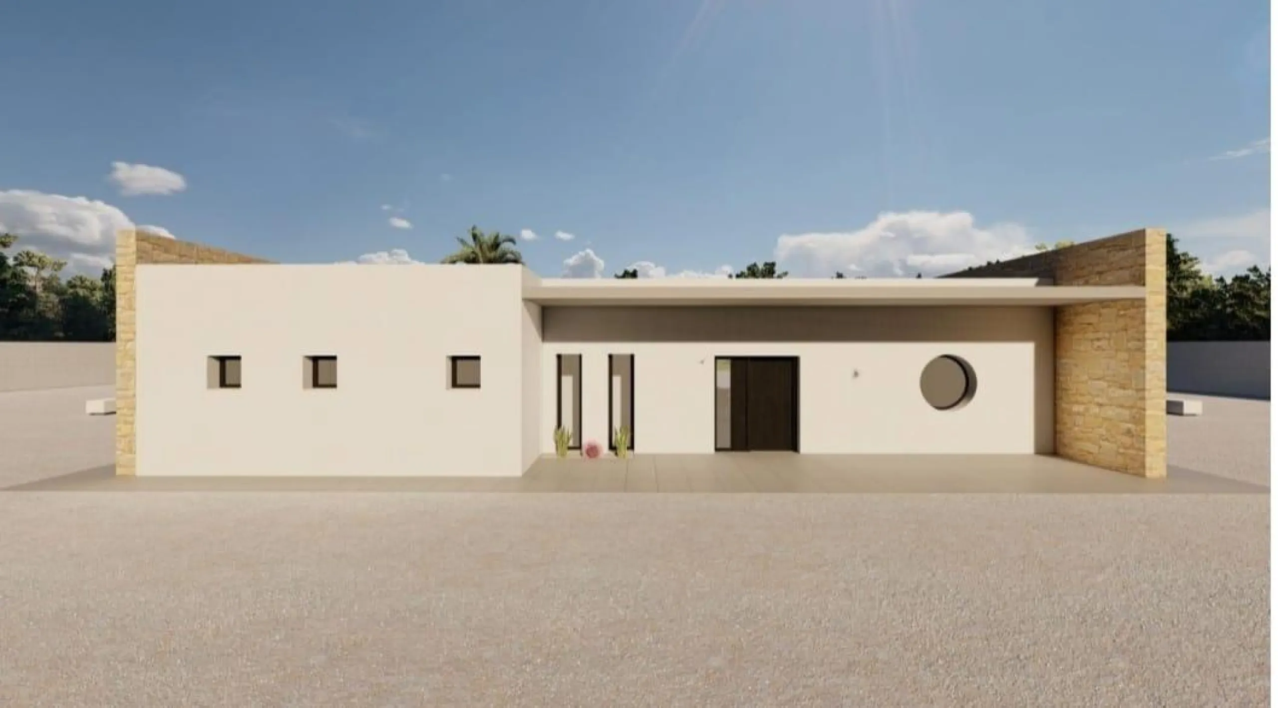 Amplia Villa Unifamiliar Independiente OBRA NUEVA con Piscina en Entorno Natural. Proyecto de 4 Villas ampliable.
