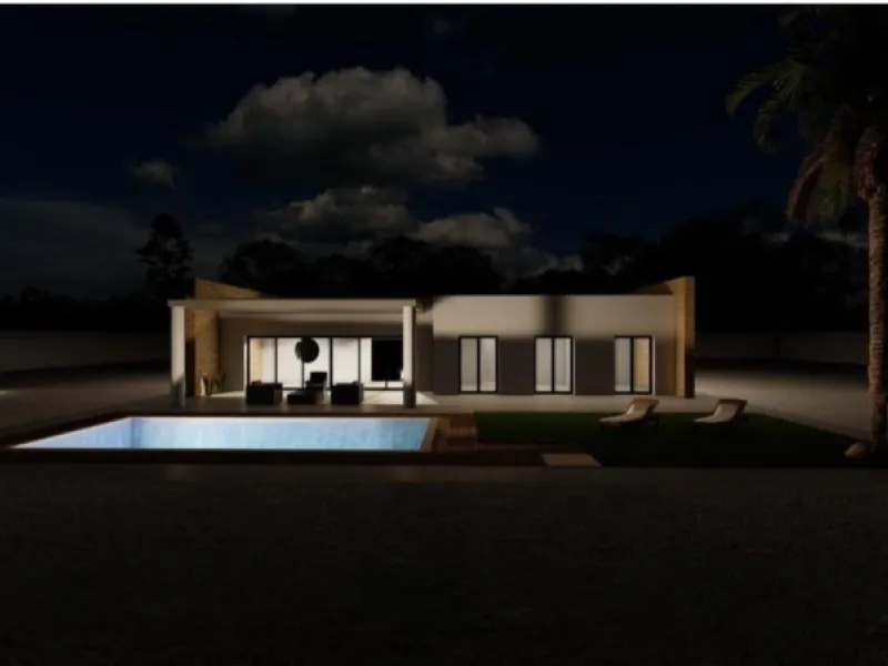 Amplia Villa Unifamiliar Independiente OBRA NUEVA con Piscina en Entorno Natural. Proyecto de 4 Villas ampliable.