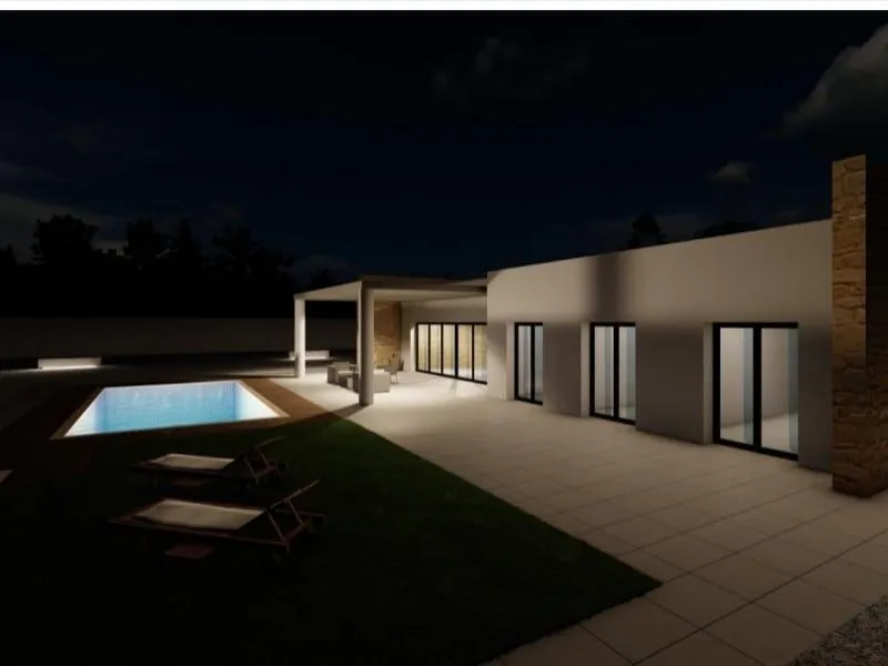 Amplia Villa Unifamiliar Independiente OBRA NUEVA con Piscina en Entorno Natural. Proyecto de 4 Villas ampliable.