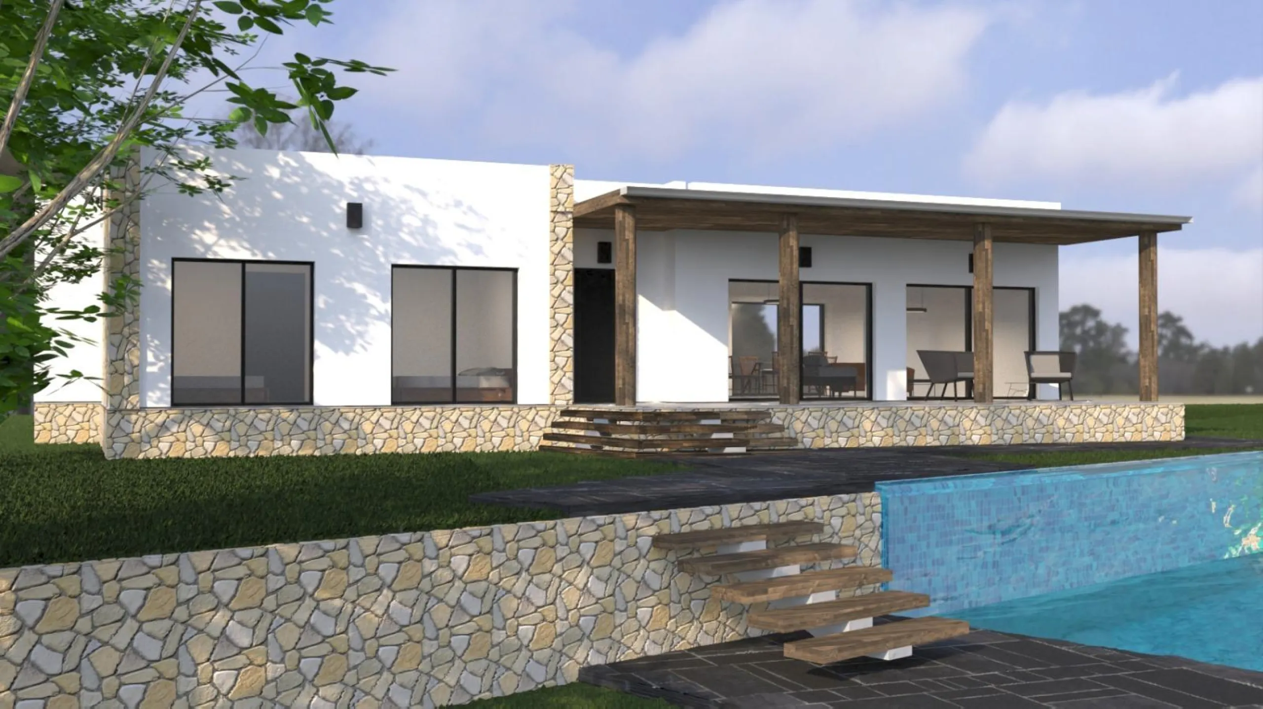 Amplia Villa Unifamiliar Independiente OBRA NUEVA con Piscina en Entorno Natural con calidades de Lujo