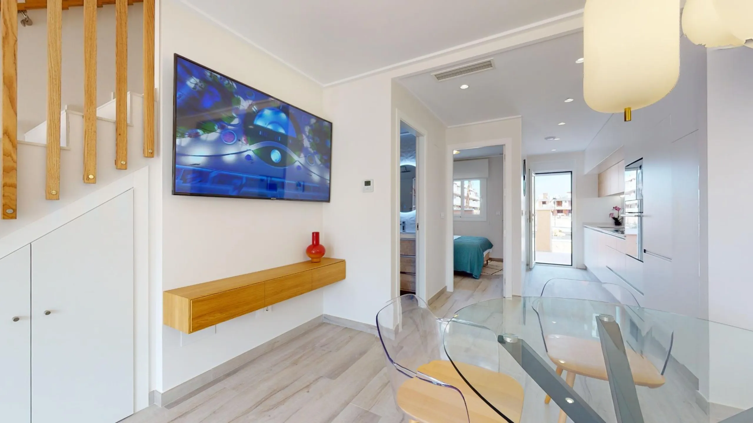 ADOSADOS DE OBRA NUEVA EN PILAR DE LA HORADADA. 3 DORM. 2 BAÑOS. CON PLAZA DE GARAJE Y PISCINA. 83 M2. JARDIN 33 M2. SOLARIUM 34 M2.