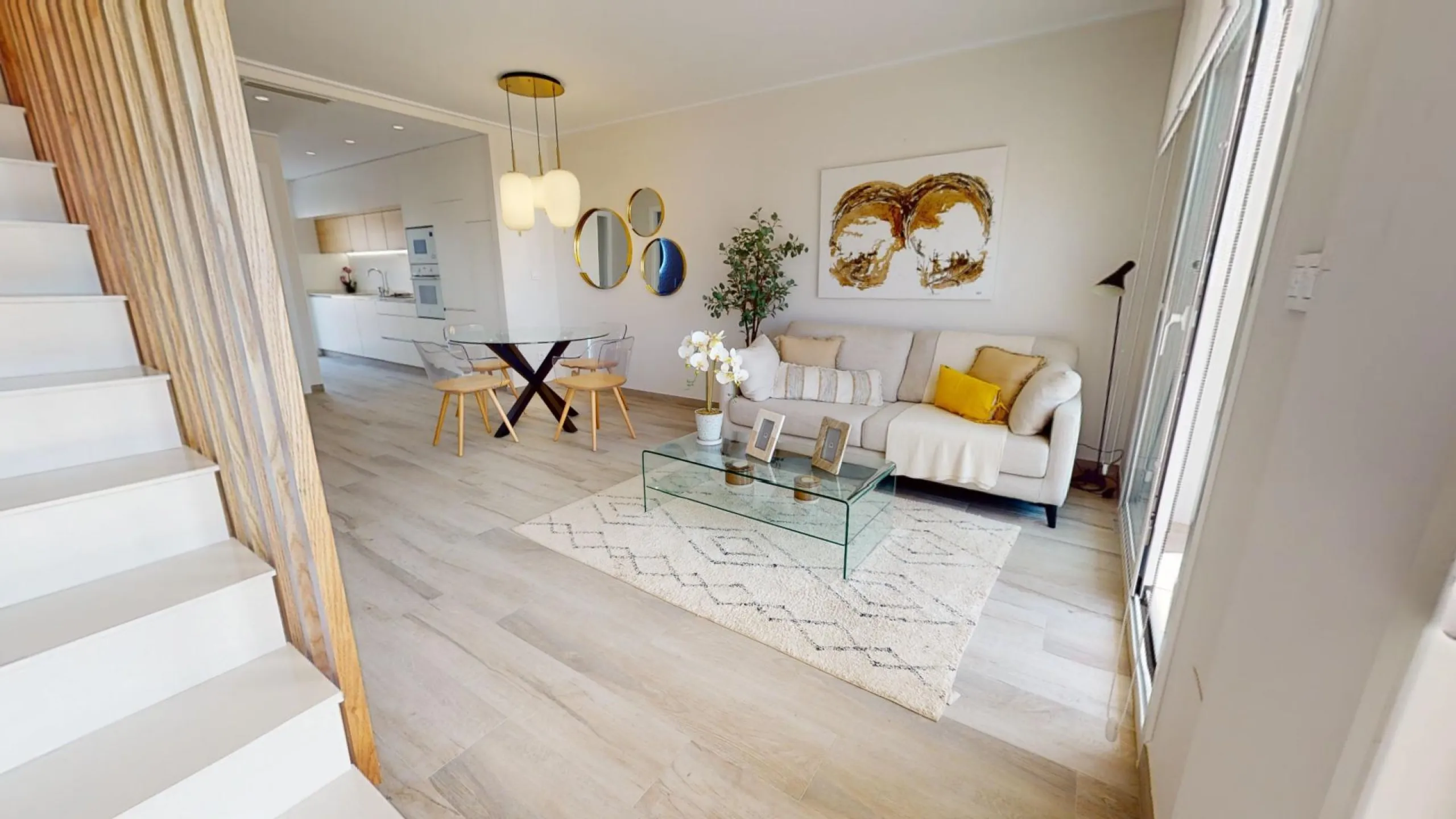 ADOSADOS DE OBRA NUEVA EN PILAR DE LA HORADADA. 3 DORM. 2 BAÑOS. CON PLAZA DE GARAJE Y PISCINA. 83 M2. JARDIN 33 M2. SOLARIUM 34 M2.