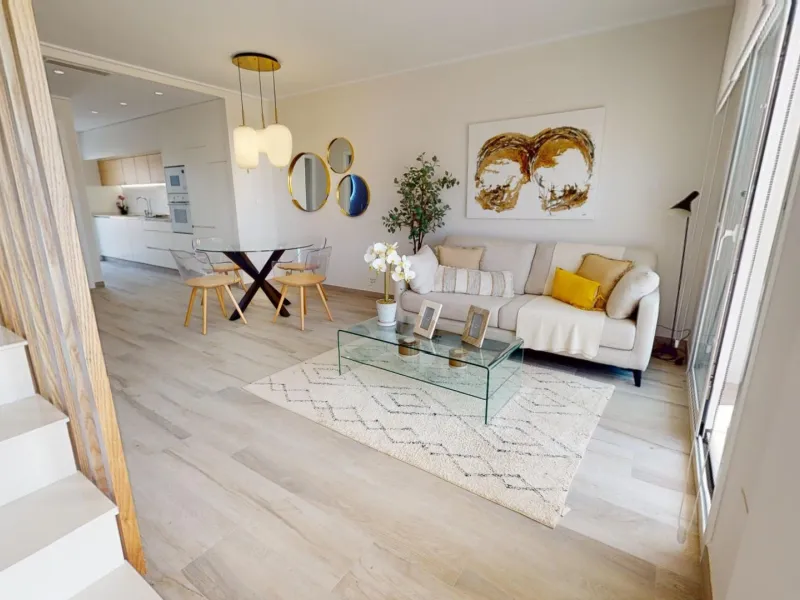 ADOSADOS DE OBRA NUEVA EN PILAR DE LA HORADADA. 3 DORM. 2 BAÑOS. CON PLAZA DE GARAJE Y PISCINA. 83 M2. JARDIN 33 M2. SOLARIUM 34 M2.