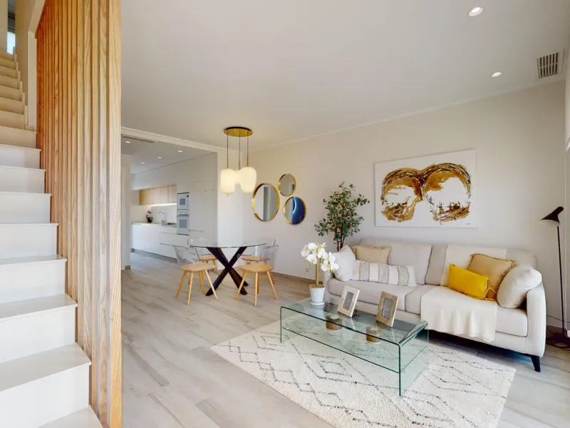ADOSADOS DE OBRA NUEVA EN PILAR DE LA HORADADA. 3 DORM. 2 BAÑOS. CON PLAZA DE GARAJE Y PISCINA. 83 M2. JARDIN 33 M2. SOLARIUM 34 M2.