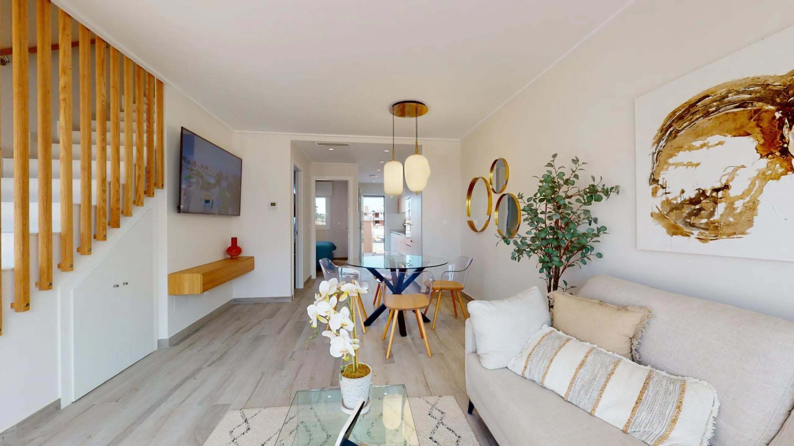 ADOSADOS DE OBRA NUEVA EN PILAR DE LA HORADADA. 3 DORM. 2 BAÑOS. CON PLAZA DE GARAJE Y PISCINA. 83 M2. JARDIN 33 M2. SOLARIUM 34 M2.