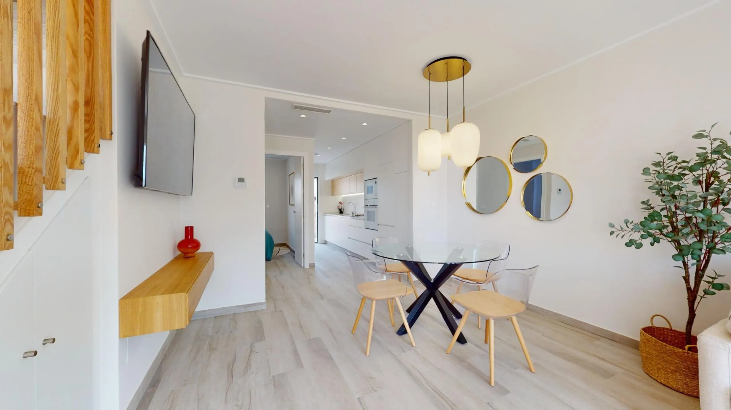 ADOSADOS DE OBRA NUEVA EN PILAR DE LA HORADADA. 3 DORM. 2 BAÑOS. CON PLAZA DE GARAJE Y PISCINA. 83 M2. JARDIN 33 M2. SOLARIUM 34 M2.