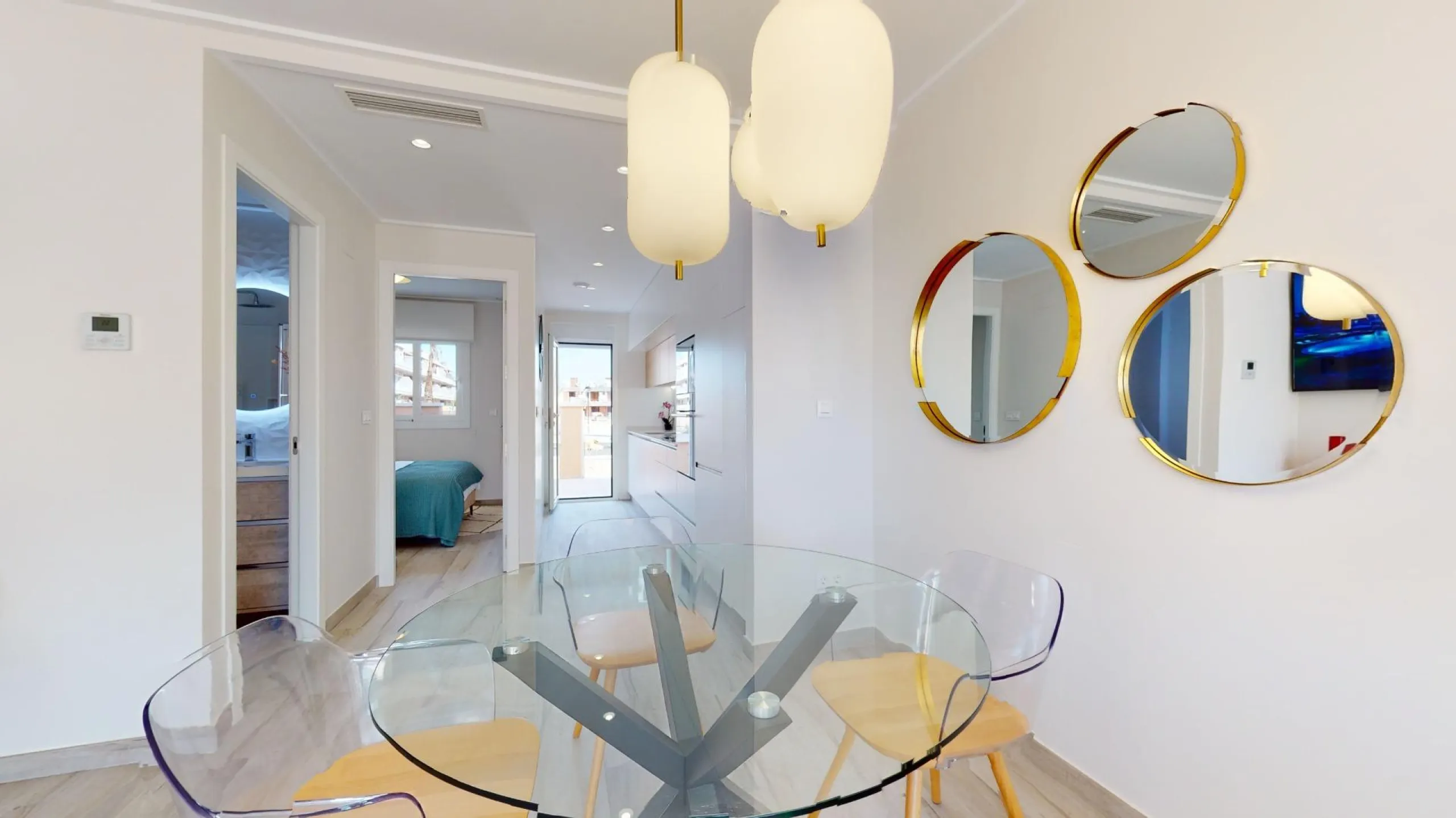 ADOSADOS DE OBRA NUEVA EN PILAR DE LA HORADADA. 3 DORM. 2 BAÑOS. CON PLAZA DE GARAJE Y PISCINA. 83 M2. JARDIN 33 M2. SOLARIUM 34 M2.