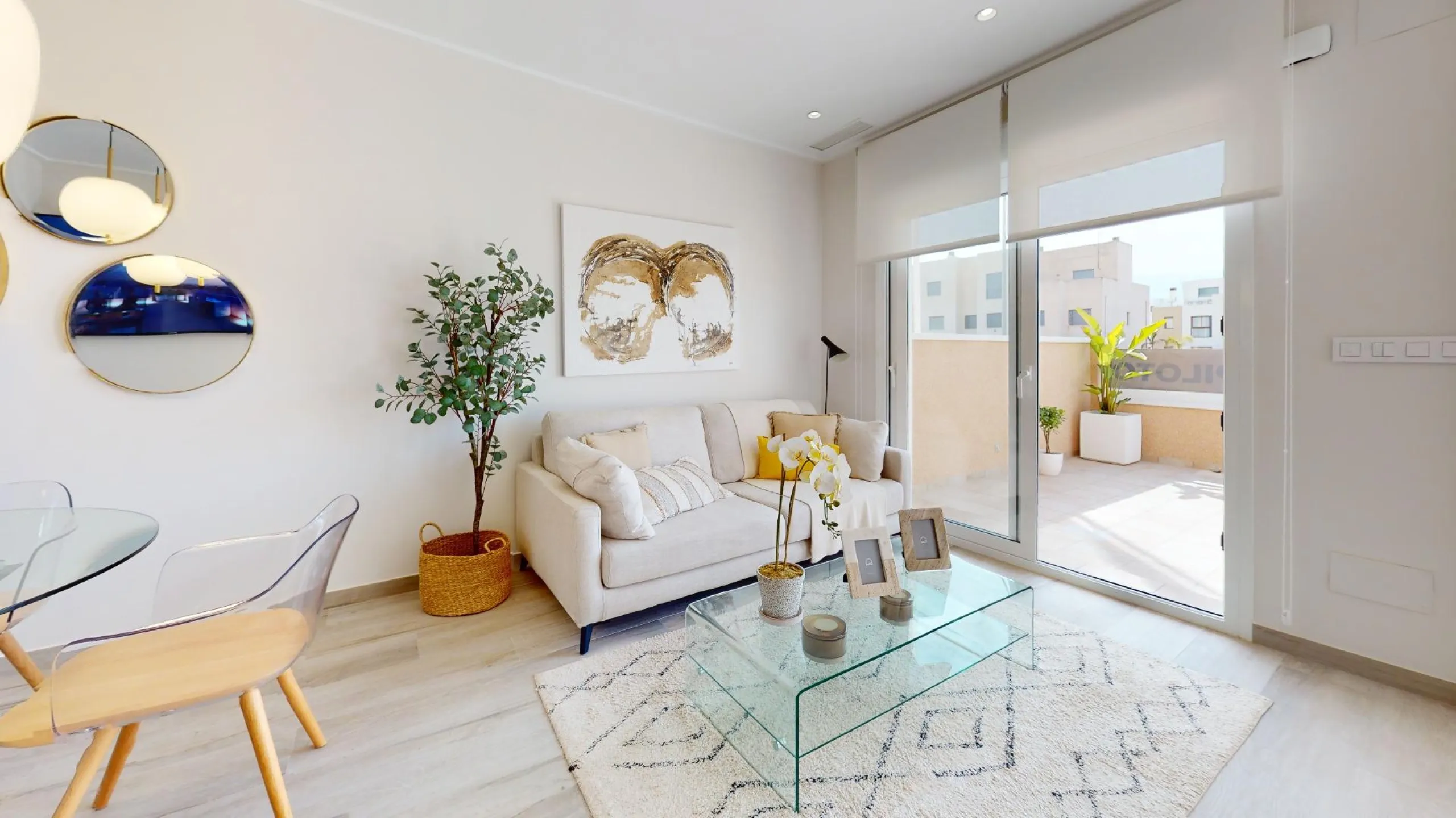 ADOSADOS DE OBRA NUEVA EN PILAR DE LA HORADADA. 3 DORM. 2 BAÑOS. CON PLAZA DE GARAJE Y PISCINA. 83 M2. JARDIN 33 M2. SOLARIUM 34 M2.