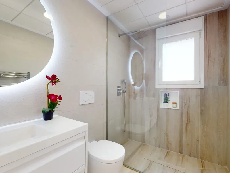 ADOSADOS DE OBRA NUEVA EN PILAR DE LA HORADADA. 3 DORM. 2 BAÑOS. CON PLAZA DE GARAJE Y PISCINA. 83 M2. JARDIN 33 M2. SOLARIUM 34 M2.