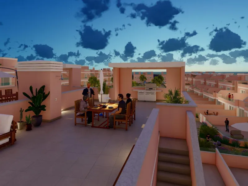 BUNGALOWS DE OBRA NUEVA EN PILAR DE LA HORADADA CON JARDIN DE 57 M2 Y TERRAZA DE 33 M2. GARAJE INCLUIDO. 3 DORM. 2 BAÑOS.