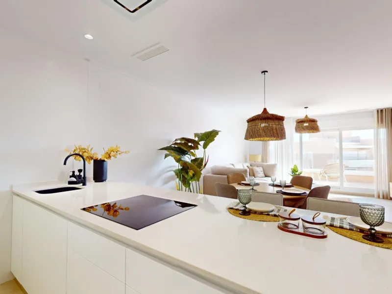 APARTAMENTOS DE OBRA NUEVA EN PILAR DE LA HORADADA CON GARAJE INCLUIDO. 100 M2.TERRAZAS DE 25 M2. 3 DORM. 2 BAÑOS. PISCINA.