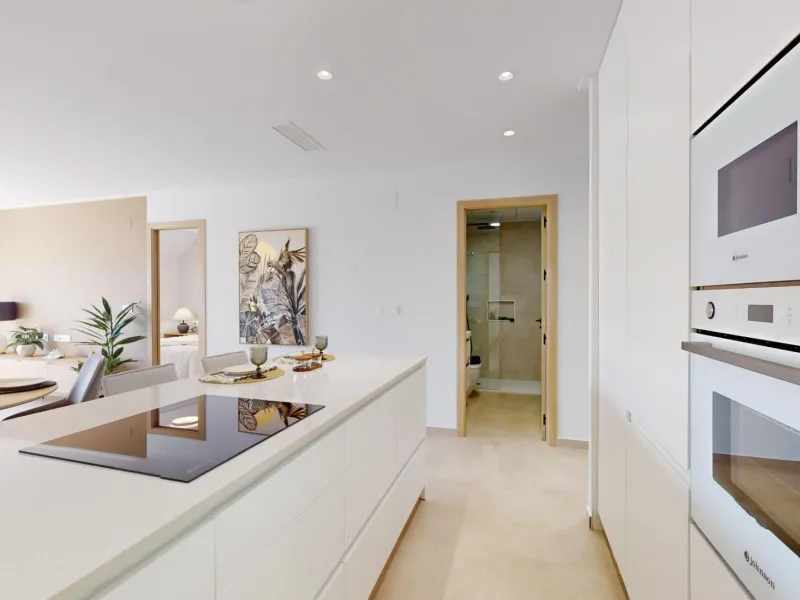 APARTAMENTOS DE OBRA NUEVA EN PILAR DE LA HORADADA CON GARAJE INCLUIDO. 100 M2.TERRAZAS DE 25 M2. 3 DORM. 2 BAÑOS. PISCINA.