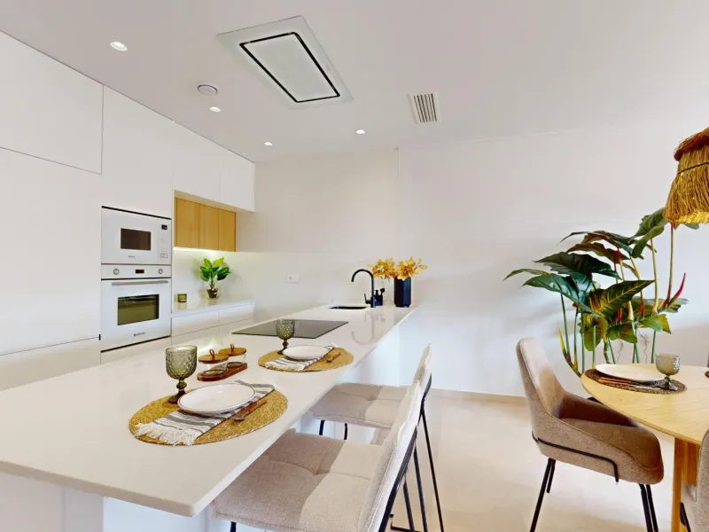 APARTAMENTOS DE OBRA NUEVA EN PILAR DE LA HORADADA CON GARAJE INCLUIDO. 100 M2.TERRAZAS DE 25 M2. 3 DORM. 2 BAÑOS. PISCINA.