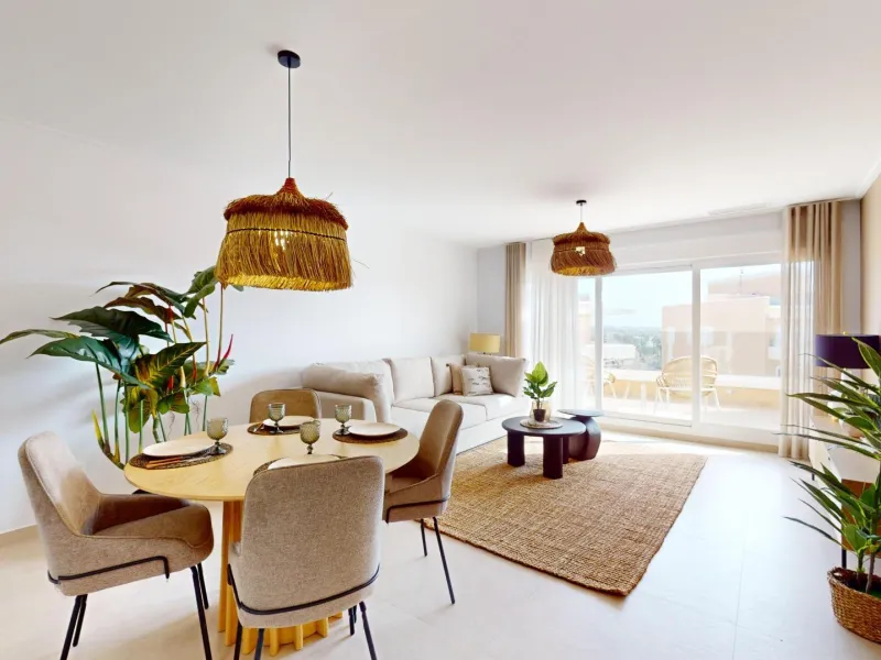 APARTAMENTOS DE OBRA NUEVA EN PILAR DE LA HORADADA CON GARAJE INCLUIDO. 100 M2.TERRAZAS DE 25 M2. 3 DORM. 2 BAÑOS. PISCINA.