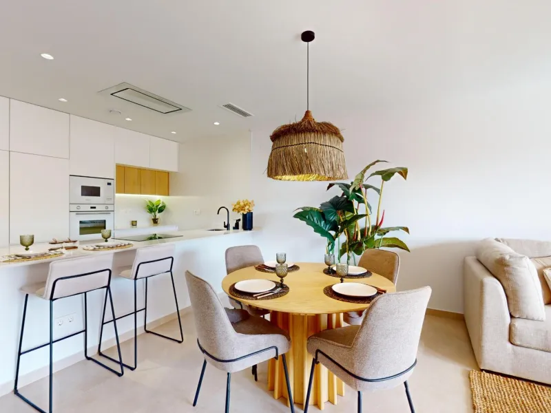 APARTAMENTOS DE OBRA NUEVA EN PILAR DE LA HORADADA CON GARAJE INCLUIDO. 100 M2.TERRAZAS DE 25 M2. 3 DORM. 2 BAÑOS. PISCINA.