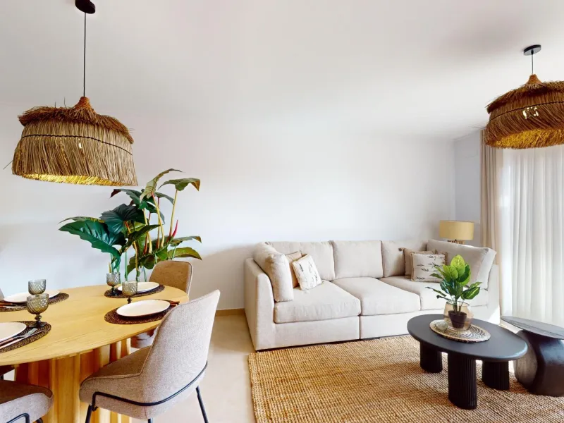 APARTAMENTOS DE OBRA NUEVA EN PILAR DE LA HORADADA CON GARAJE INCLUIDO. 100 M2.TERRAZAS DE 25 M2. 3 DORM. 2 BAÑOS. PISCINA.