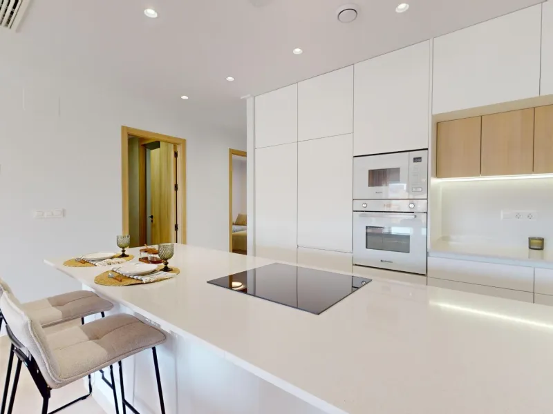 APARTAMENTOS DE OBRA NUEVA EN PILAR DE LA HORADADA CON GARAJE INCLUIDO. 100 M2.TERRAZAS DE 25 M2. 3 DORM. 2 BAÑOS. PISCINA.