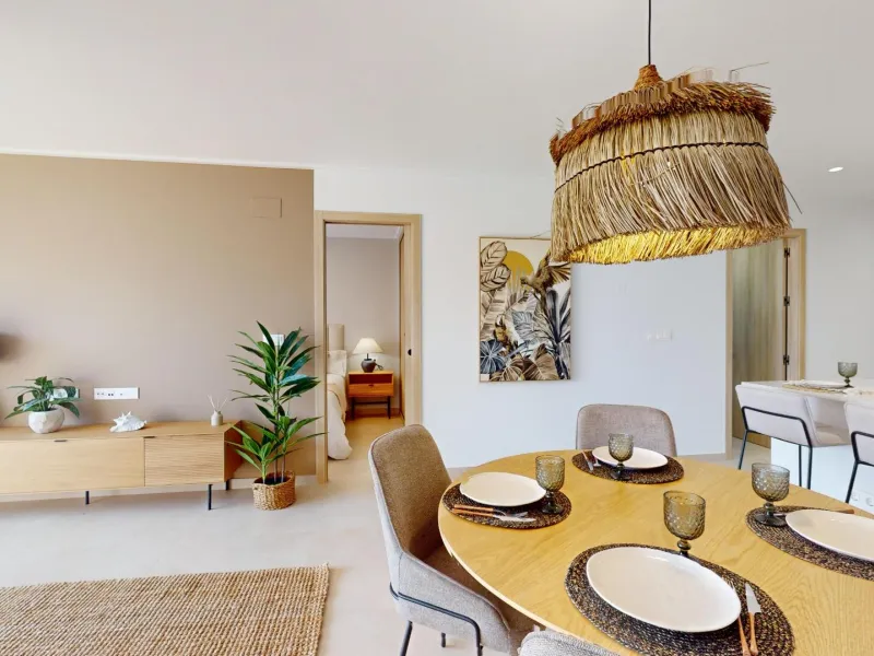 APARTAMENTOS DE OBRA NUEVA EN PILAR DE LA HORADADA CON GARAJE INCLUIDO. 100 M2.TERRAZAS DE 25 M2. 3 DORM. 2 BAÑOS. PISCINA.