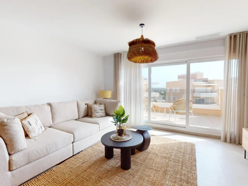 APARTAMENTOS DE OBRA NUEVA EN PILAR DE LA HORADADA CON GARAJE INCLUIDO. 100 M2.TERRAZAS DE 25 M2. 3 DORM. 2 BAÑOS. PISCINA.