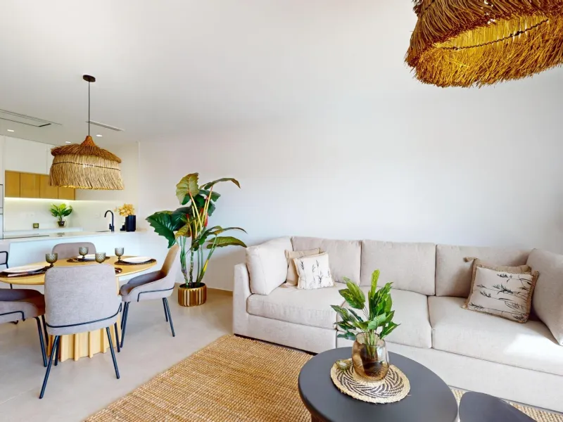 APARTAMENTOS DE OBRA NUEVA EN PILAR DE LA HORADADA CON GARAJE INCLUIDO. 100 M2.TERRAZAS DE 25 M2. 3 DORM. 2 BAÑOS. PISCINA.