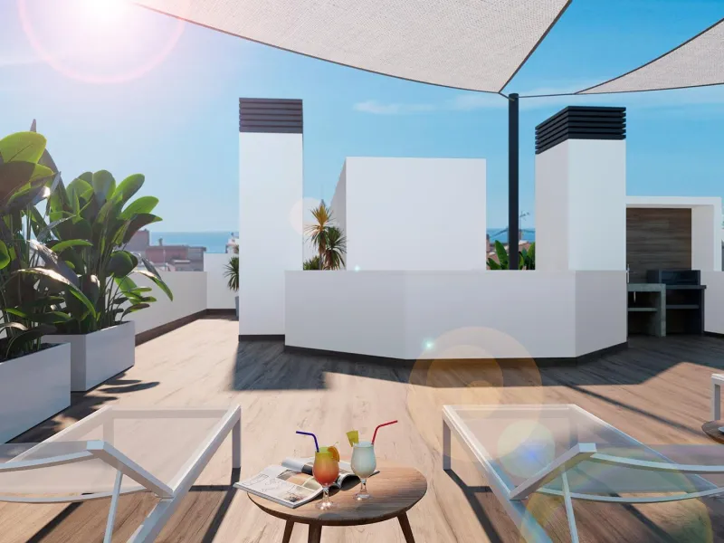OBRA NUEVA A 200 METROS DE PLAYA DEL CURA. CON PISCINA COMUNITARIA. GIMNASIO. SAUNA Y ZONA CHILL-OUT.
