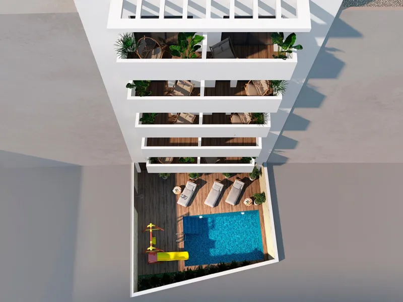 OBRA NUEVA A 200 METROS DE PLAYA DEL CURA. CON PISCINA COMUNITARIA. GIMNASIO. SAUNA Y ZONA CHILL-OUT.